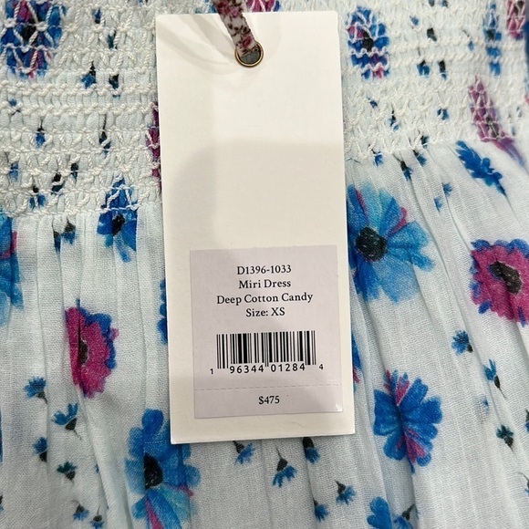 NWT LoveShackFancy Miri Dress Deep Cotton Candy XS - Picture 6 of 12